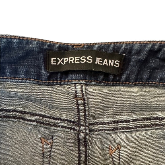 Express Barely Boot Low Rise Jeans Size 4R - Picture 13 of 16